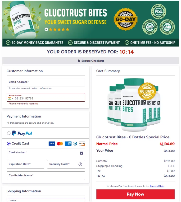 GlucoTrust Bites FDA Approved